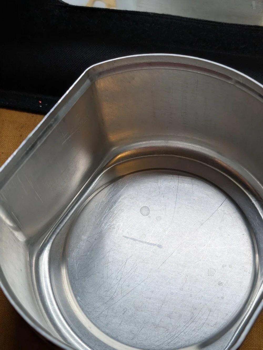 Vintage MCM Aluminum Canister Set Copper Lids Flour Sugar‎ Coffee Tea With Scoop
